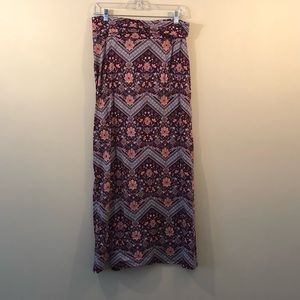 High Waisted Skirt with Slit